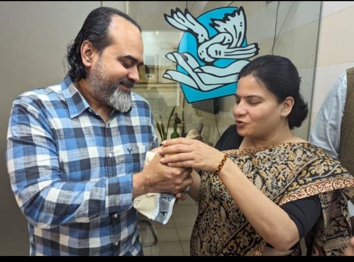 Acharya Prashant & Gauri Maulekhi join forces to combat Animal Cruelty & Climate Change